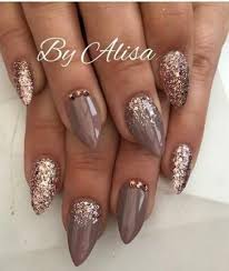 Acrylic isn't bad, despite what horror. 65 Super Ideas Nails Acrylic Gray Fall Nails Acrylic Fall Fallnailsgray Gray Ideas N Best Nail Art