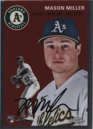 Mason Miller Topps Chrome Platinum RC #109 Oakland Athletics
