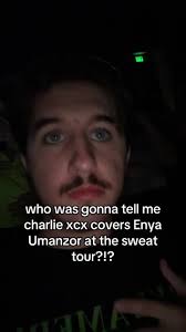 Hoping that meant enya was coming onstage but no 😔 #sweattour #brat  #charliexcx #enyaumanzor @Emergency Intercom #emergencyintercom #satire  #fypシ #troyesivan