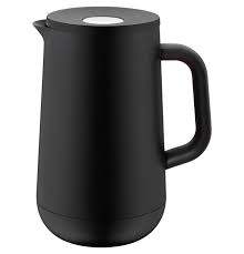 Isolierkanne Impulse Schwarz Thermoskanne Gebursteter Edelstahl Und Kaffeekanne