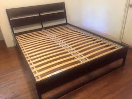 The best bed frame must be stable as it bears the weight of the boxspring (if any), the mattress, and the sleeping person themselves. Beautiful Ikea Trysil Queen Size Bed Frame Good Condition For Sale In Austin Tx Offerup