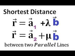 How To Find Shortest Distance Between Two Lines Simplifying Mathematics In Simple Way Integration Diffe Mathematical Induction Quadratics Linear Programming