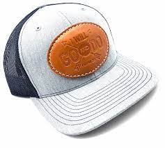 Mens Richardson Trucker Style Leather Patch Hat Go And Do Etsy Leather Patches Hats For Men Custom Leather