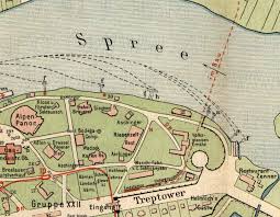 Straube Plan 1896 Spree Tunnel Im Bau Fuer Strassenbahnen Zwischen Treptower Park Und Stralauer Halbinsel Berlin Strassenbahn Klosse