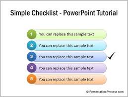 Simple Checklist Powerpoint Tutorial Powerpoint Tutorial