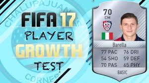 Born 7 february 1997) is an italian professional footballer who plays as a midfielder for serie a club inter milan and the italy national team. Fifa 17 Nicolo Barella Growth Test Youtube