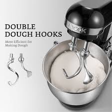 Black And Decker Hand Mixer Beaters Stand Mixer Aicok 5quart 500watt 6speed Dough Mixer With Stainless Steel Bowl Tilthead Food Mixer Kitchen Electric Kitchen Electrics Mixer Stainless Steel Bowl