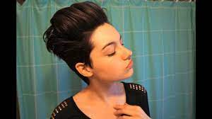 Haare Nach Hinten Stylen Kurzhaarfrisuren Haare Stylen Kurze Haare Trend