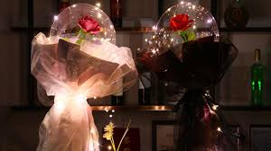 See more ideas about balloon flowers, balloons, balloon art. Diy Led Luminous Rose Balloon Bouquet 2021 Best Gift Ideas For Girl 2021 Youtube