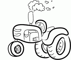 Slide crayon on farm tractors. Farm Tractor Coloring Pages Coloring Home