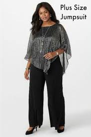 Plus Size Metallic Overlay Jumpsuit Sizes 14 24 Dress Barn Jumpsuit Plussize Affiliate Plus Size Jumpsuit Plus Size Fashion Plus Size