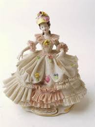 Free shipping on many items | browse your favorite brands | affordable prices. Vtg Antique Dresden Art Sandizell Porcelain Lace Victorian Lady Figurine German Ebay Porcelainfigurines Porcelain Dolls Value Porcelain Dolls Porcelain Art