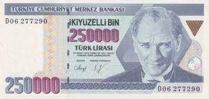 Maybe you would like to learn more about one of these? Wang Kertas 250 000 Turkish Lira Turki 1979 7 Emisyon Turk Lirasi Wor P 207a 1