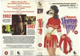 Return To Horror High (1987) VHS Video Cover Art