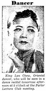 Chinese American Eyes: Caroline Chew aka King Lan Chew, Dancer