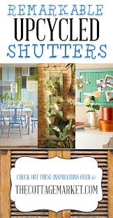 25 Repurposed Shutter Decorating Ideas Shutter Projects Shutters Repurposed
