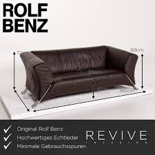Solch 1 sofa ist es als sectional sofa weltberühmt, das taktlos mindestens 2 und maximal teilen besteht. Rolf Benz 322 Leder Sofa Dunkelbraun Braun Zweisitzer Couch 14503 Ebay