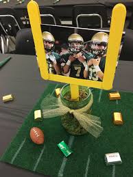 Football Banquet Centerpiece Statechamps Football Banquet Centerpieces Football Banquet Football Theme Party