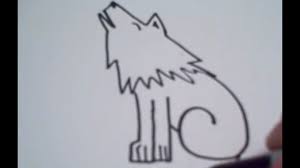 First draw the wolf's head. How To Draw A Cartoon Wolf Youtube