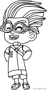 Pj masks series has become in the most popular ongoing child´s show at the moment. Romeo Coloring Page Data Coloring Pages Engineer