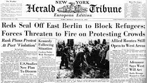 The berlin wall became part of the iron curtain which separated the communist eastern bloc of europe from the west during the cold war. 1960 Harold Macmillan Newspapers Berlin Wall History Newspaper