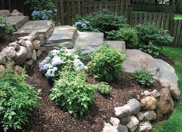 16 Gorgeous Small Rock Gardens You Will Definitely Love To Copy The Art In Life Sloped Backyard Landscaping Sloped Backyard Sloped Garden