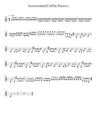 Musicnotes features the world's largest online digital sheet music catalogue with over 300,000 arrangements available to print and play instantly. Astronomia Dancing Coffin Meme Sheet Music For Trumpet In B Flat Solo Musescore Com