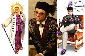 Sir elton hercules john ch kt cbe (born reginald kenneth dwight; Elton John Loved Rocketman Costumes By Julian Day Ew Com