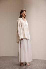 Long Linen Button Down Shirt – Organic Linen Comfort & Style
