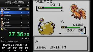 Before you start the game make sure your options are set to text speed: Pokemon Gold Mareep Speedrun In 3 30 38 By Exarion Exarionu