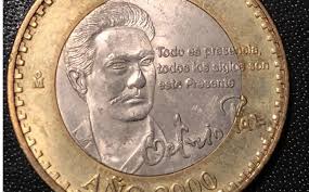 Heraldo de méxico (comunicado de prensa) (blog). Moneda De 20 Pesos De Octavio Paz Se Vende Hasta En 5 Mil Pesos