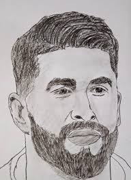 how to draw sergio ramos #drawing #art #ramos