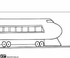 It uses rail as the way and the shape is long consisting of several locomotives. Trains Coloring Pages Printable Games
