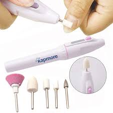Lime A Ongles Electrique Kapmore Manucure Electrique Ponceuse Pour Ongles 5 En 1 Kit Manucure Et Pedicure Systeme De Pol En 2020 Manucure Lime A Ongle Idees Manucure