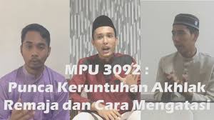 Sebagai seorang konsultan, atau sebagai karyawan di sebuah perusahaan, anda dapat menggunakan proses ini untuk memecahkan masalah, mengambil keputusan, memperkuat kekompakan tim dan mendapatkan. Mpu 3092 Punca Punca Keruntuhan Akhlak Remaja Dan Langkah Langkah Untuk Mengatasi Isu Tersebut Youtube