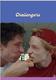 After spending some time apart, long term friends Art and Patrick catch up  with one another and discuss Patrick’s relationship with tennis phenom  Tashi . #challengers #mikefaist #joshoconnor #zendays ...