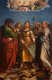 St gregory is the patron saint of singers and choir boys. Saint Cecilia Wikipedia