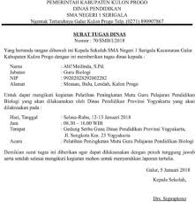 Contoh surat pengesahan ipnu ini bisa dijadikan referensi cabang dalam menerbitkan untuk. Download Contoh Surat Tugas Untuk Karyawan