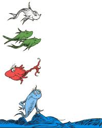 Download One Fish Two Fish Red Fish Blue Fish Dr Suess Baby Shower Dr 883623 Png Images Pngio