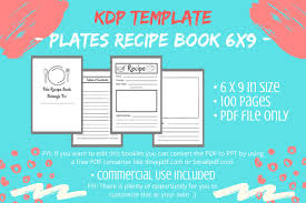 Download Kdp Interior Plates Recipe Book Graphic By Tomboy Designs Creative Fabrica SVG Cut Files