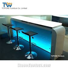 Or, to be more specific, the bar top, which is the essence of any drink serving setup. Artificial Marble Stone Simple Design Home Bar Counter Tops Interior Stone Acrylic Solid Surface Home Led Modern Bar Counter Tops Desk Stone Factory From China Stonecontact Com