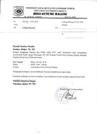 Pengurus karang taruna bina pemuda desa karang. Contoh Undangan Musyawarah Desa Guru Paud