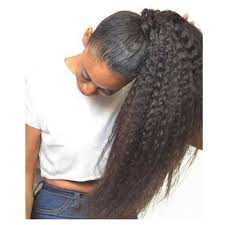 Human hair blend half wigs; Human Hair Ponytails Drawstring Ponytail Hair Extensions Wrap Around Ponytail Extensions