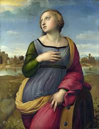 Son attirance pour le flamenco s'exprime depuis plusieurs années ; Raphael Saint Catherine Of Alexandria Colourlex