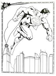 Superman Flying Coloring Book Page Printable Superman Coloring Pages Batman Coloring Pages Superhero Coloring Pages