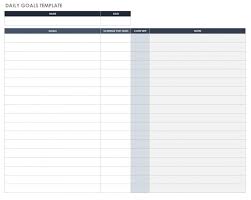 Printable Free Goal Setting And Tracking Templates