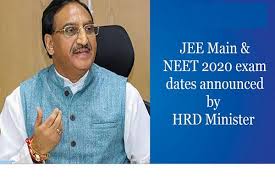 June 20, 2021, 12:28 ist follow us on: Govt Announces Jee Mains And Neet Exam Dates
