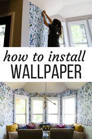 A Full Tutorial For How To Install Wallpaper This Anthropologie Sylvia Wallpaper Is Abs How To Install Wallpaper How To Hang Wallpaper Anthropologie Wallpaper