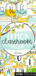 Lemon Classroom Decor Classroom Posters Classroom Jobs Classroom