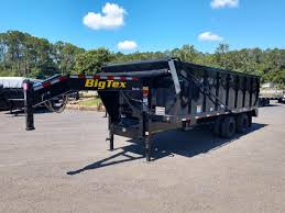 This is a high end unit meant to last many years of service. 25du 20 Big Tex 20 Dual Tandem Gooseneck Dump Trailer W Roller Arm Tarp Assembly Texas Trailers Trailers For Sale Gainesville Fl